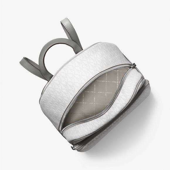 Michael Kors Abby large leather logo backpack - Picture 3 of 6